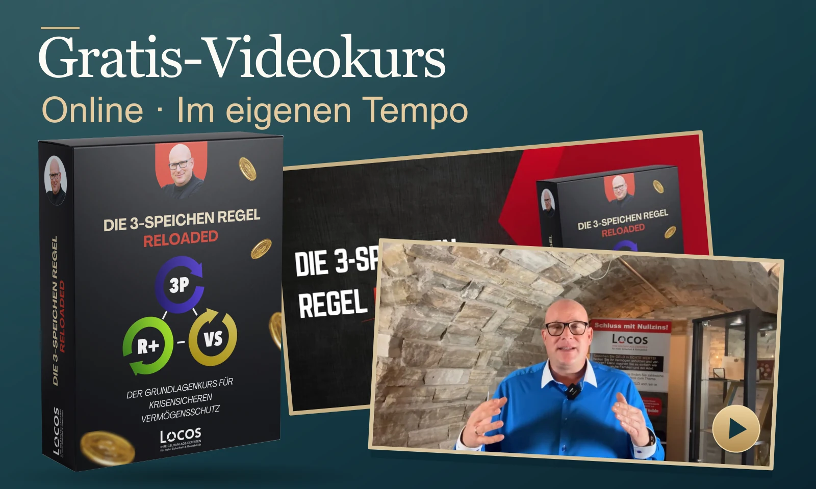 Gratis-Videokurs zur Drei-Speichen-Regel: einzelne Videos im eigenen Tempo ansehen